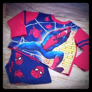 Boys Size 6/7 Spiderman Pajamas